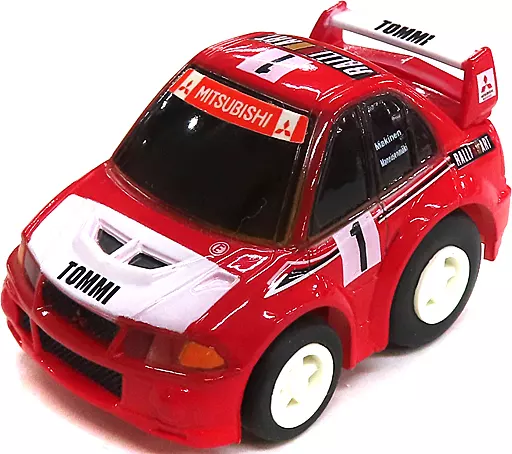 Box Missing] CHORO Q Lancer Evolution (Red x White) | Toy Hobby