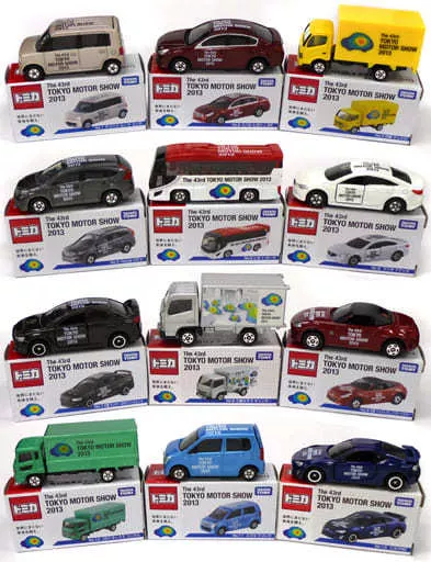ミニカー　[破損品] 「第43回 東京モーターショー2013開催記念トミカ」 12台セット Damaged Item] 