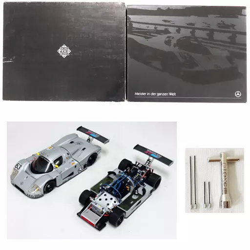 ミニカー　[箱破損] 1/18 SAUBER-MERCEDES C9(シルバー) 2台セット 「RACING LEGENDS」 [RLG18196] Box Broken] 1/18 SAUBER-MERCEDES C9 (Silver) 2 Unit Set