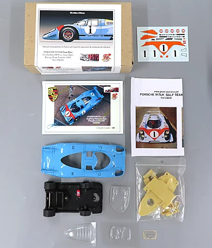 スロットカー　1/32 Porshe 917LH Team Wyer 12cylinderes 4494cc classe Sport Racing Show Londres 1969 スロットカーキット(レジンキャストキット) [CB050] 1/32 Porshe 917 LH Team Wyer 12 cylinderes 4494 cc classe
