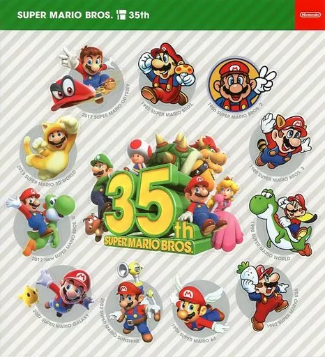 シール・ステッカー 集合(SUPER MARIO BROS. 35th) ステッカー シール・ステッカー 集合(SUPER MARIO BROS. 35th) ステッカー