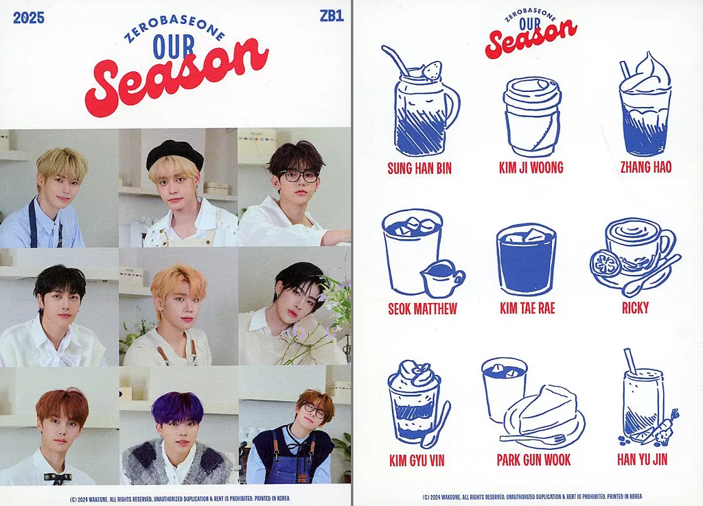 [Single Item] ZEROBASEONE Sticker (2-Pack) 