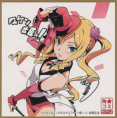 マケン姫っ！ 直筆サイン色紙 アニメジャパン2014 武田弘光 直筆サイン入りカラー複製イラスト マケン姫っ！