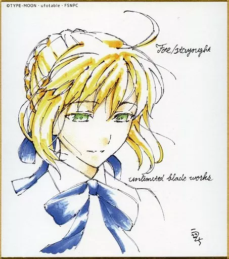 fate ubw HF ① ランサー クーフーリン ランダム複製ミニ色紙 Fate