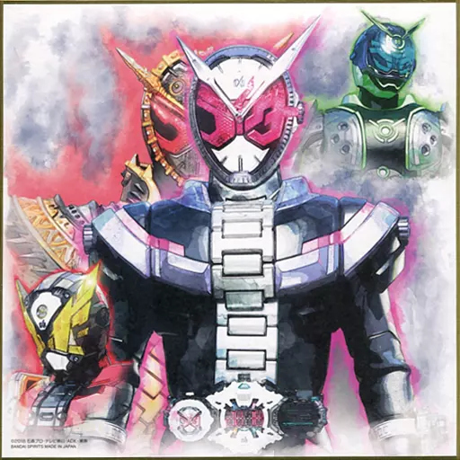 仮面ライダーダブル ブレイド　仮面ライダーW 色紙 一番くじ 色コレ　ジオウ 紙製品(キャラクター) 仮面ライダージオウ 水彩色コレ 「一番