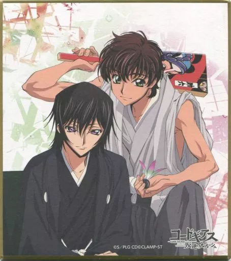 コードギアス 反逆のルルーシュ 和装 ミニ色紙コレクション 紙製品 ルルーシュ＆スザク(和装) 「コードギアス 反逆のルルーシュ