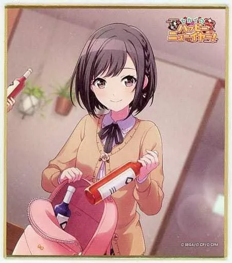 プロセカ 東雲絵名 ミニ色紙コレクション 6A セカイのハッピーニュー