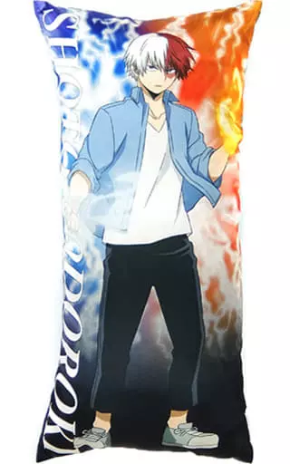 Cushion body pillow body Damaged Shoto Todoroki Long Cushion MY HERO ACADEMIA in J World Tokyo Goods Accessories Suruga ya