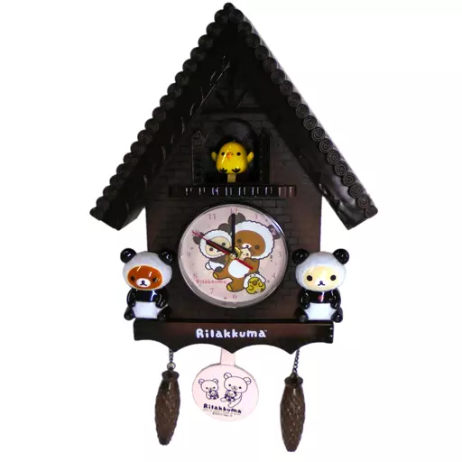Wall clocks (Character Kuta) B. Panda Moving Clock 4 「 Rilakkuma