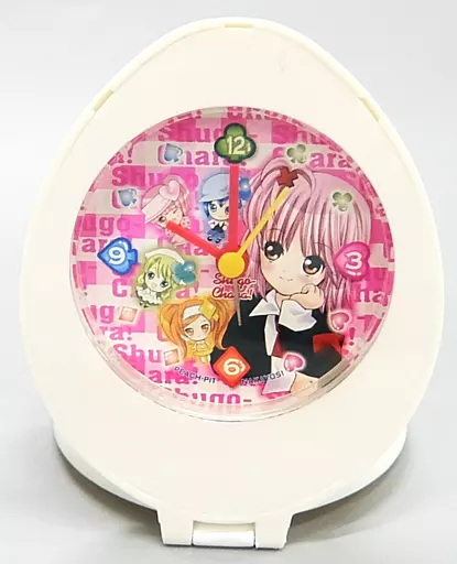 しゅごキャラ　クロック　置き時計　なかよし　しゅごたま Shugotama Clock 「 Shugo Chara 」 Nakayoshi May Extra Large, Full