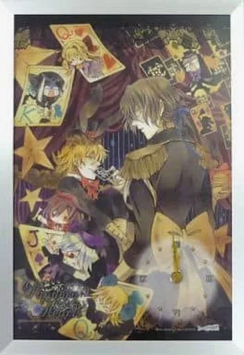 【匿名配送】Pandora Hearts パネル時計 オズ ギルバート 置き時計・壁掛け時計 [破損品] オズ＆ギルバート パネル時計
