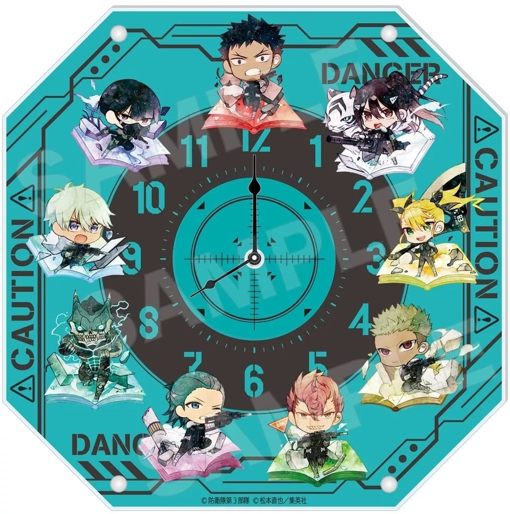Pre-Order]怪獣8号 アクリル時計 /01 集合(ドレスコードver.) ONT>[※同梱不可