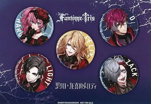 Badge Pins Fantome Iris special metal badge set 
