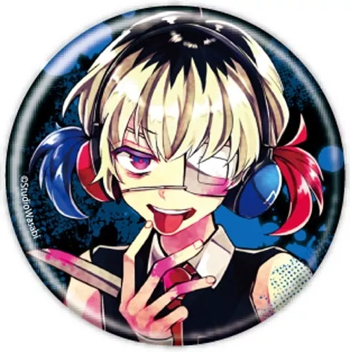 狼ゲームアナザー 瑠璃川ユウト 周年缶バッジ 狼ゲームアナザー 瑠璃川