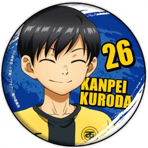 Badge Pins Kanpei KURODA' metal badge アオアシ 01' | Goods