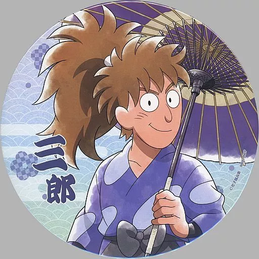 バッジ・ピンズ 鉢屋三郎 描き下ろしイラスト みんなで下町散策