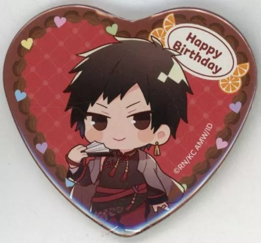 臨也　ハート缶バッジ　デュラララ デュラララ 折原臨也 ハート缶バッジ 通常 折原臨也 ハート缶バッジ 12個