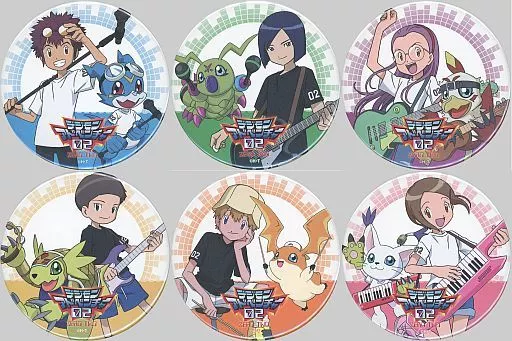 専用 デジモンアドベンチャー02 カラオケの鉄人 缶バッジ 全6種 Amazon.co.jp: デジモンアドベンチャー 02 カラオケの鉄人 カラ