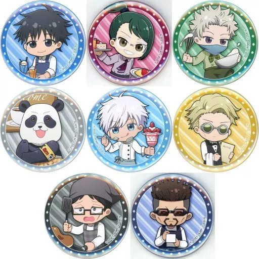 呪術廻戦0 タワレコカフェ 五条悟缶バッジ