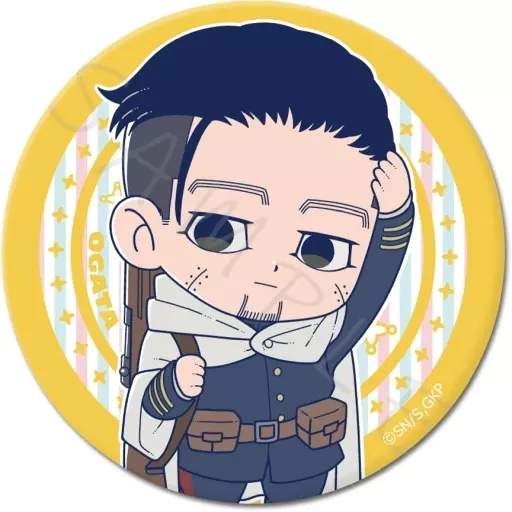 ゴールデンカムイ 尾形百之助 パセラ ゴールデンカムイ 尾形 缶バッジ