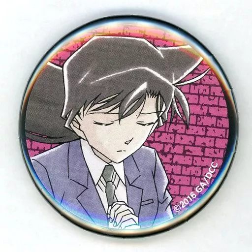 名探偵コナン 純黒の悪夢 缶バッジ 毛利蘭 毛利蘭 劇場版 名探偵コナン 純黒の悪夢×HMM 缶バッジ 4個