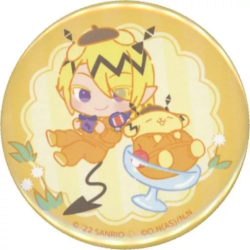 魔入りました!入間くん シャックス・リード サンリオコラボ 缶バッジ バッジ・ピンズ シャックス・リード&ポムポムプリン 「魔入り