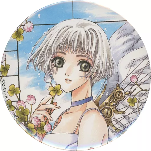 バッジ・ピンズ スウと青空 75mm缶バッジ 「くじ引き堂 CLOVER CLAMP 