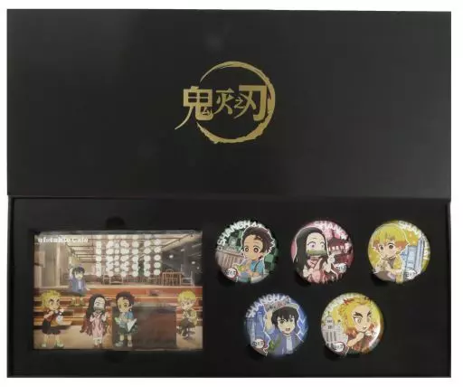 バッジ・ピンズ　集合 町シリーズ-上海 缶バッジ コンプリートセット 「鬼滅の刃×ufotable cafe」 中国限定 バッジ・ピンズ 集合 町シリーズ-上海 缶バッジ コンプリート