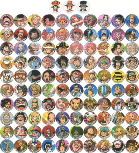 バッジ・ピンズ 全103種セット オリジナル缶バッジ 「ワンピース