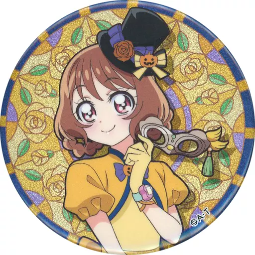 デリシャスパーティー　プリキュア マスカレード　ハロウィン　華満らん　缶バッジ デリシャスパーティー プリキュア マスカレード ハロウィン 華満