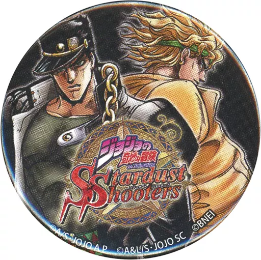 ジョジョの奇妙な冒険 空条承太郎 缶バッジ Amazon 特典 DVD 予約 ジョジョの奇妙な冒険 スターダストクルセイダース - 空条承太郎