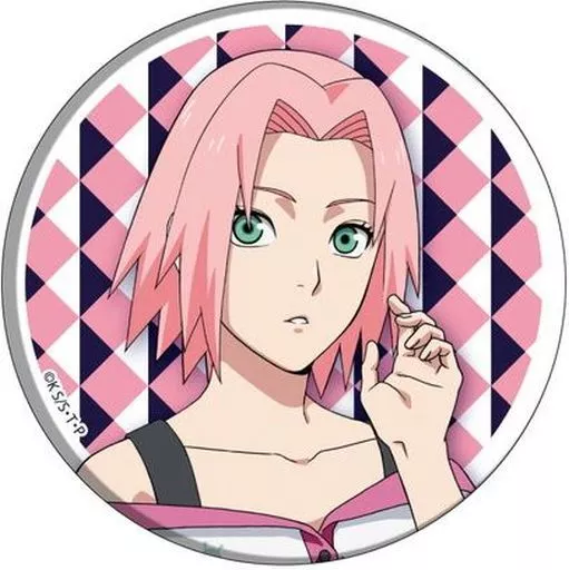 春野サクラ ピンバッジ ピンズ NARUTO Haruno Sakura - Badge - NARUTO (春野サクラ(英語右側) 缶