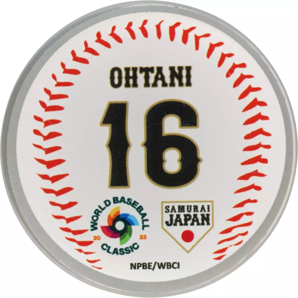 Shohei Ohtani #16 Samurai Japan ×WBC Pin Badge (Ball) 