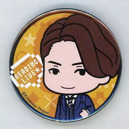 Badge Bins Yohei Azagami (face up) metal badge 
