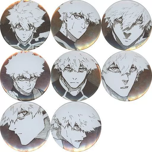 ブルーロック　原画展　國神錬介　推しキャラバッジコレクション　缶バッジ バッジ・ピンズ 全8種セット 「ブルーロック展 推しキャラバッジ