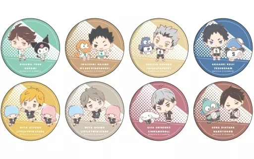 バッジ・ピンズ 全8種セット 「ハイキュー!!×サンリオ