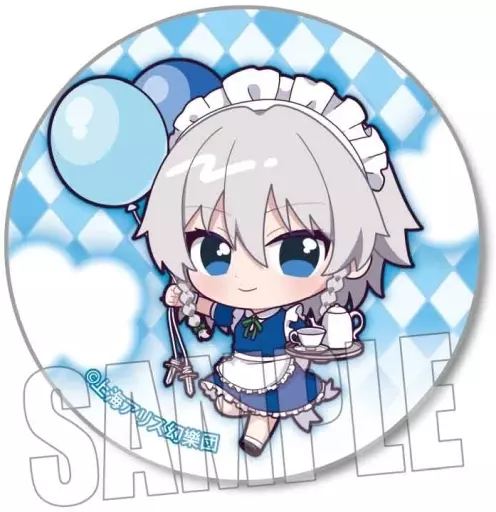 東方Project グリッター缶バッジ 十六夜咲夜: キャラグッズ
