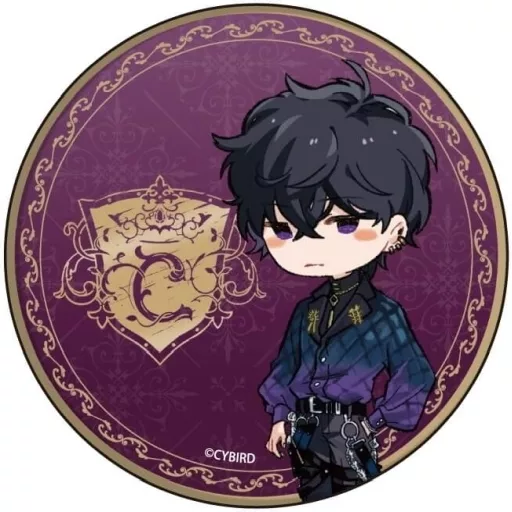 イケメンヴィラン 闇夜にひらく悪の恋 エリス・トワイライト 缶バッチ