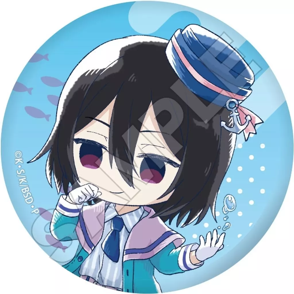 バッジ・ビンズ フョードル・D Sketchu! 水族館 缶バッジ 「文豪
