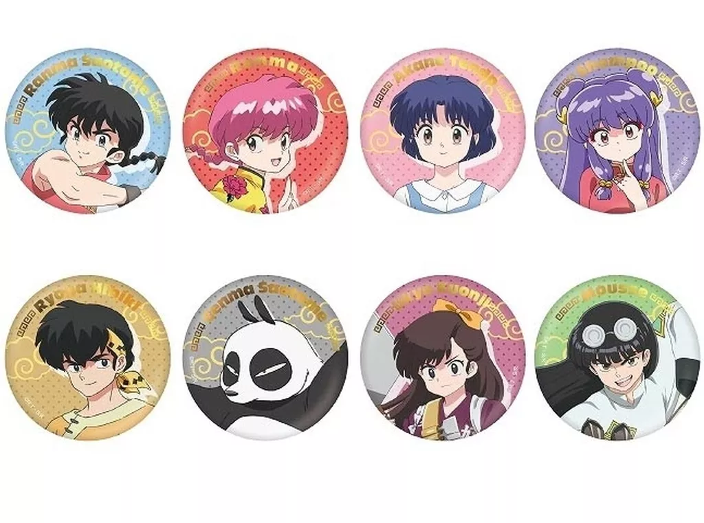 8-piece-set-ranma-1-2-trading-hot-stamping-metal-badge-goods