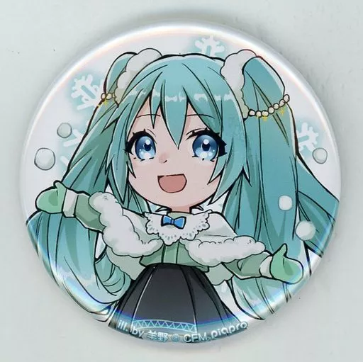 初音ミク缶バッジNew Year Party 2018