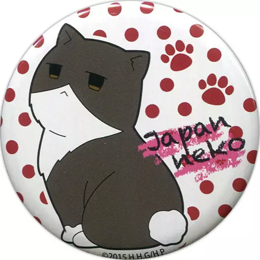 「ヘタリア The World Twinkle」ねこたりあトレーディング缶バッジ Nippon Neko 