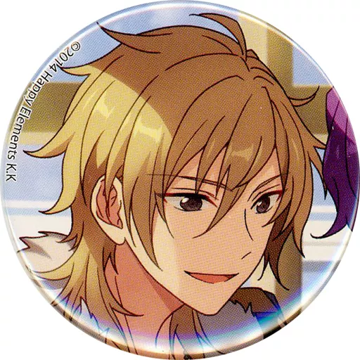 羽風薫 あんスタ ラメキラハート 缶バッジ マルイ ハート缶バッジ 羽風