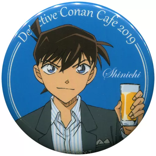 名探偵コナンカフェ2025 缶バッジ 工藤新一 - メルカリ