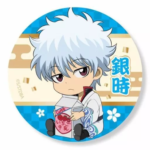 Badge Pins (Victor Character) Sakata Gintoki Mini Character Can
