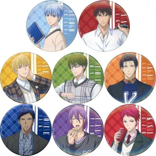 黒子のバスケ　ピンズ Badge Pins 8 kinds set 