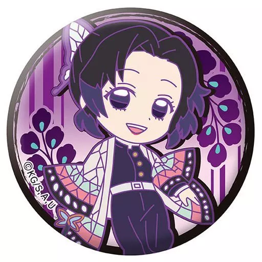 バッジ・ピンズ F.胡蝶しのぶ 「鬼滅の刃 布缶バッジコレクション 第一