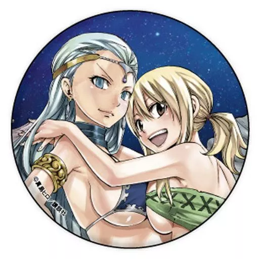 Badge Pins Lucy Heartphilia & Aquarius 「 FAIRY TAIL - Fairy tail