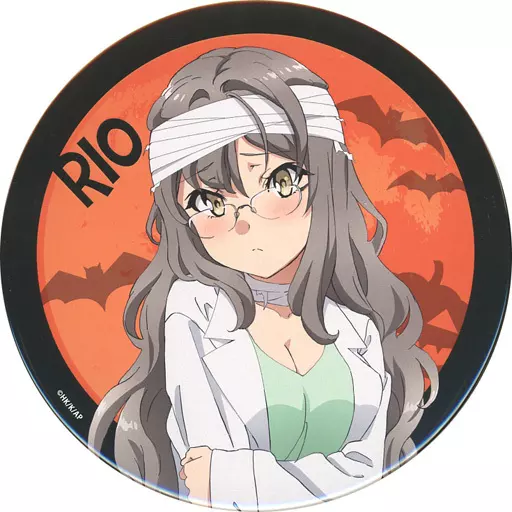 Rio Futaba (Halloween ver.) illustration BIG metal badge 