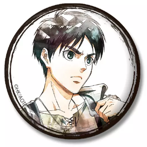 【希少】進撃の巨人 キャラバッジコレクション Art-Pic エレン Badge Pins 